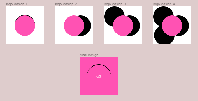 letter-gg logo designs